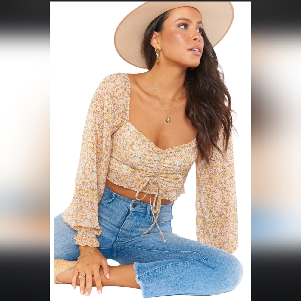 Long Sleeve Crop Top